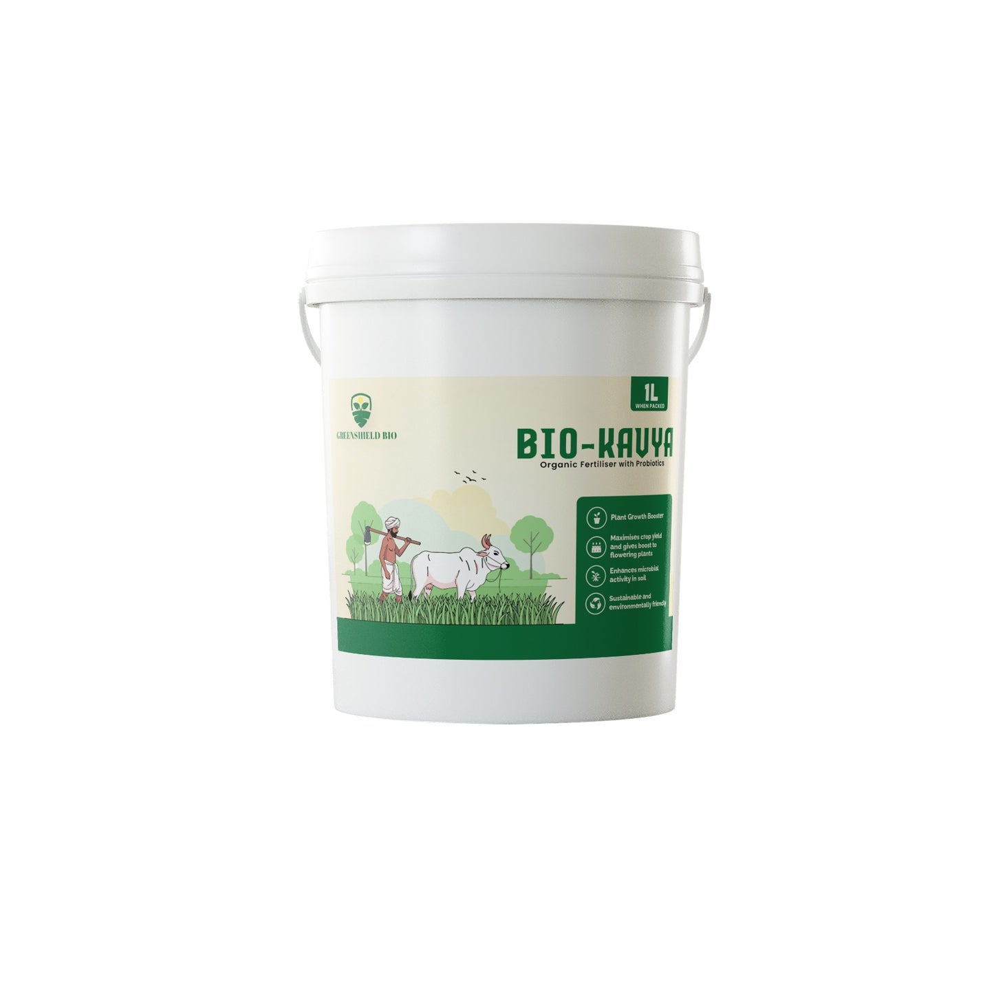GreenShield Bio Bio-Kavya Organic Fertiliser with Probiotics