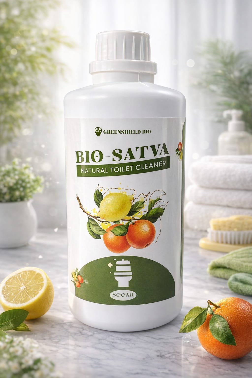 Bio-Satva Bio-Enzyme Toilet Cleaner - Natural & Eco-friendly