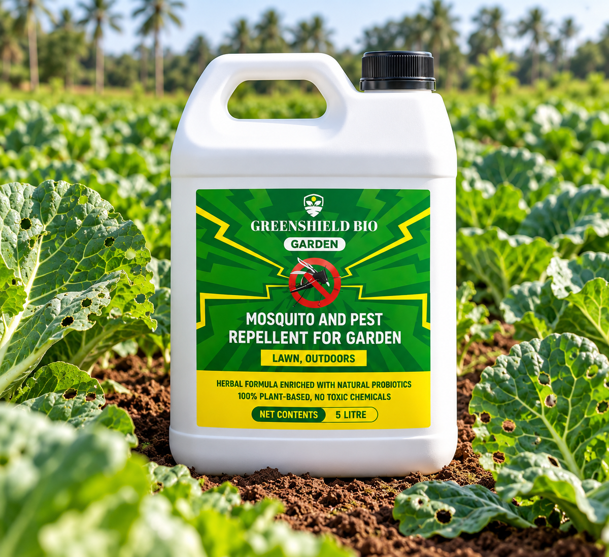 GreenShield Bio Mosquito & Pest Repellent - Gardens & Outdoors