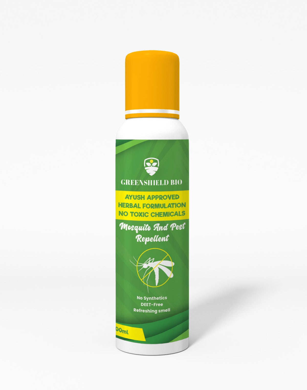 GreenShield Bio natural mosquito repellent room spray 100ml plant-based DEET-Free India